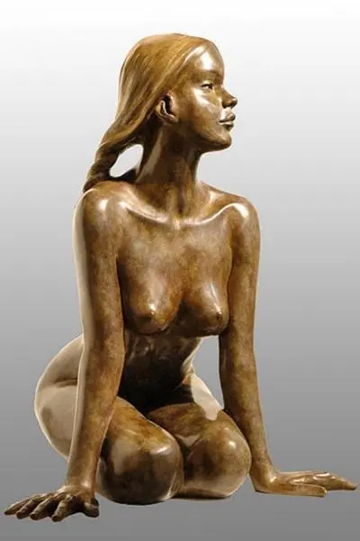 热销新品 浴女 仕女摆件 出水芙蓉 人物雕塑