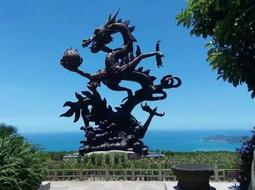 户外装饰 大型动物雕塑 中国龙铜雕雕塑